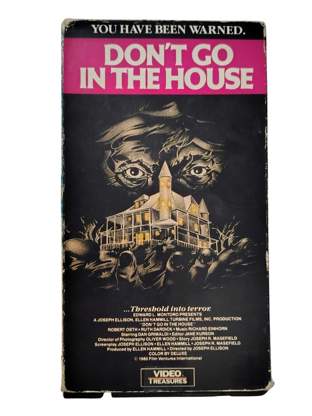 Vintage 1980s Don’t Go in the House VHS Grimey Cult-classic Horror Slasher Film